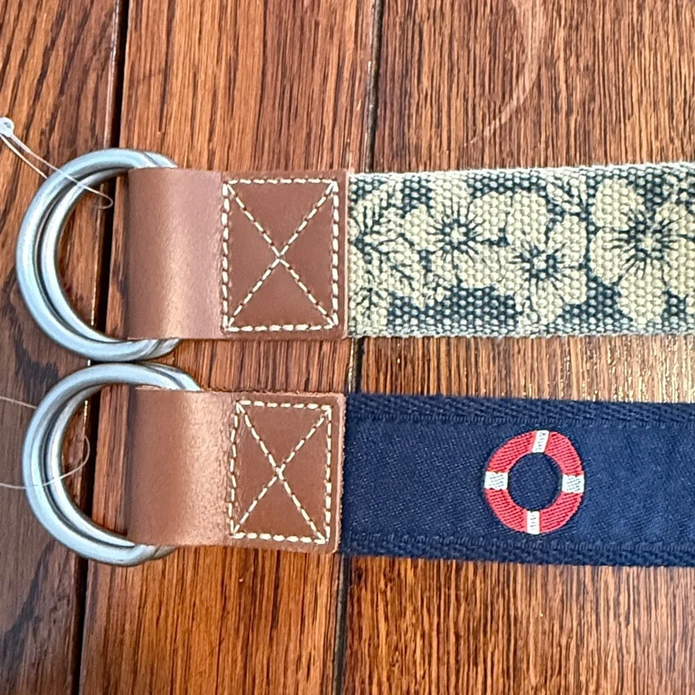 Daniel Cremieux Textured D ring Belts